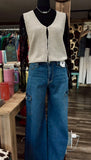 Sand beige vest