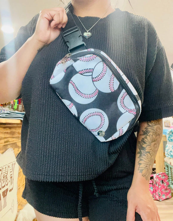 Baseball crossbody bag