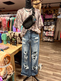 Lucky distressed denim