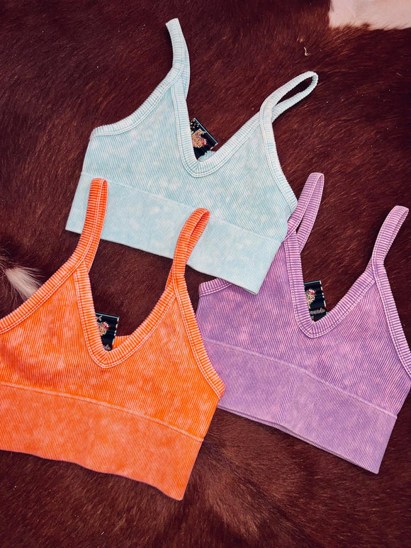 Non padded bralettes