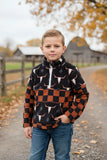 Boys western Sherpa pullover