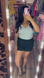 Heather grey tank top