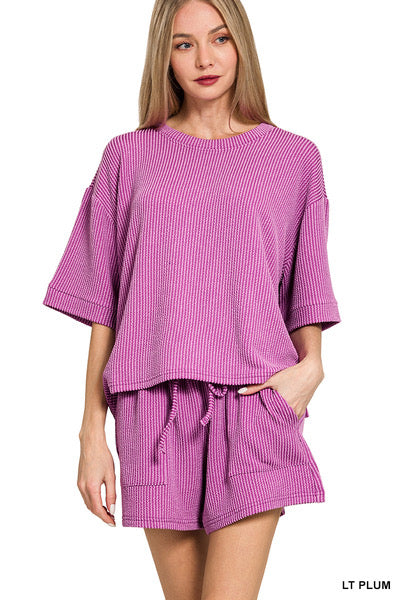 Plum lounge set