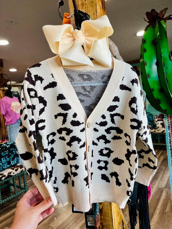 Leopard cardigan