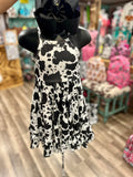 Cow print dress (runs big)