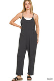 Black relaxed jumpsuit