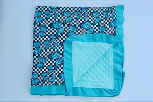 Checkered butterfly baby blanket🦋