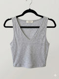 Heather grey tank top