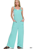 Mint ribbed jumpsuit