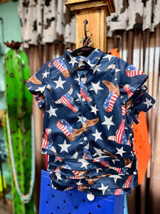 Boys western button up