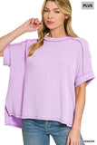 Lavender ribbed top
