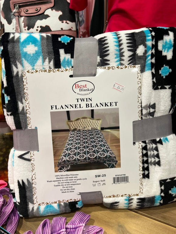 Twin Aztec blanket