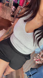 Heather grey tank top