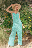 Mint ribbed jumpsuit