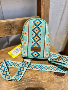 Mint wrangler crossbody