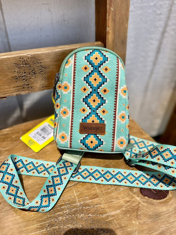 Mint wrangler crossbody