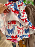 Patriotic bow athletic dress❤️💙