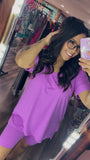 Bright Mauve biker short set