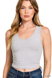 Heather grey tank top