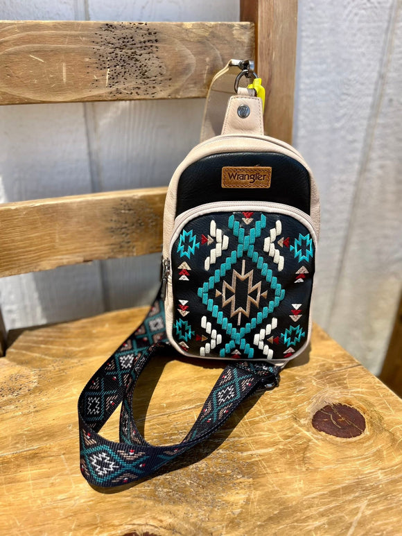 Aztec wrangler crossbody