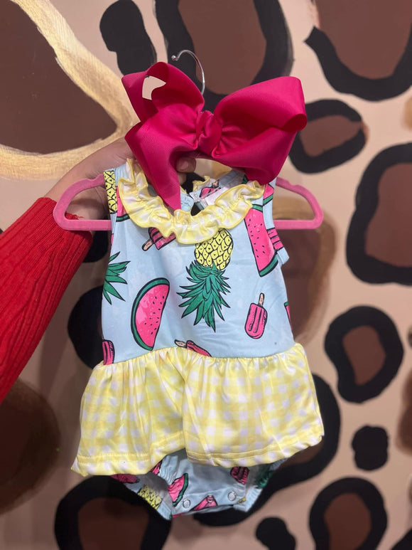 Fruit summer romper 🍍🍉