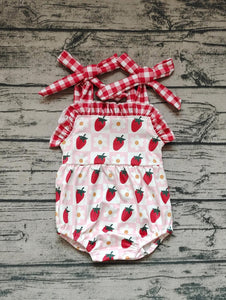 Strawberry baby romper 🍓🍓