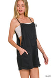 Black tie romper