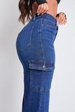 Denim cargo jeans