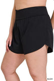 Black athletic shorts (Plus size)