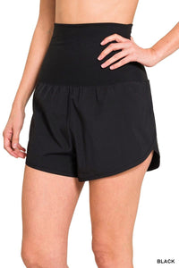 Black athletic shorts (Plus size)