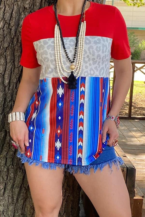 Patriotic top❤️💙